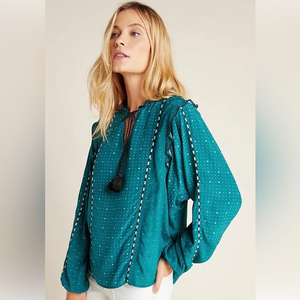 Anthropologie Dolan Lucille Peasant blouse